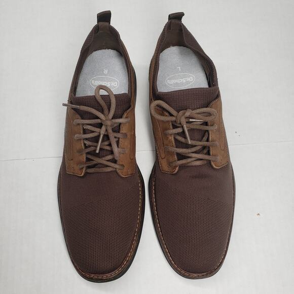 Mark Nason Los Angeles Clubman Westside Oxford Mens 9 Brown Leather Mesh Cushion - Picture 2 of 16